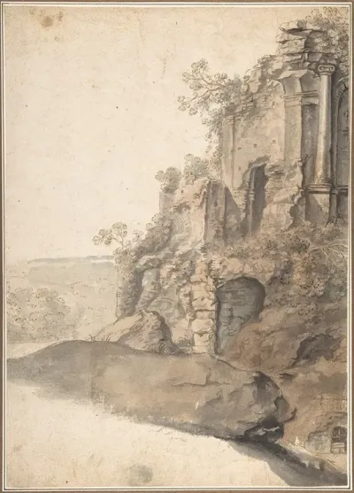 Landscape With Roman Ruins