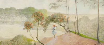 Landscape With Rowanberry Left Hand Section Of The Triptych Go To The Streams