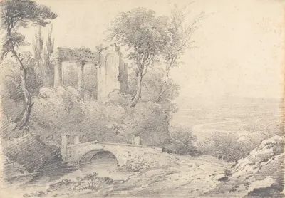 Landscape With Ruins And Bridge