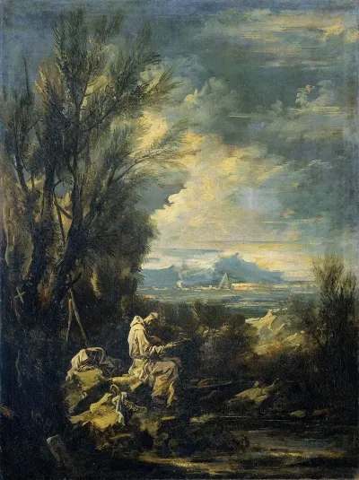Landscape With Saint Bruno