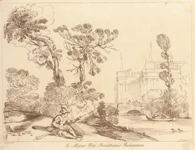 Landscape With Seated Man