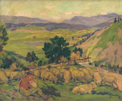 Landscape With Sheep 11
