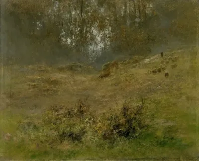 Landscape With Sheep 12