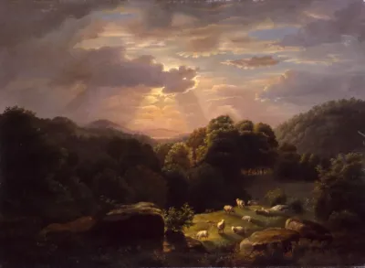 Landscape With Sheep 2