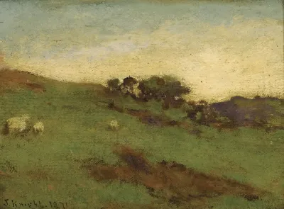Landscape With Sheep 4