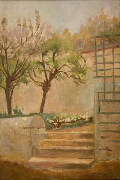 Landscape With Small Stairs