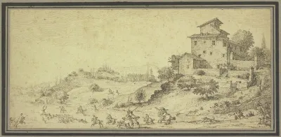 Landscape With Stag Hunt