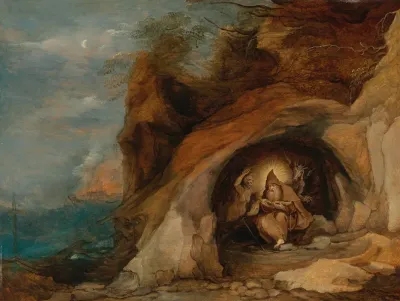 Landscape With Temptation Of St Anthony