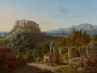 Landscape With The Castle Of Massa Di Carrara