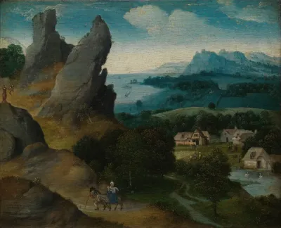 Landscape With The Flight Into Egypt 5