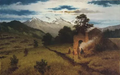 Landscape With The Iztaccihuatl In The Background