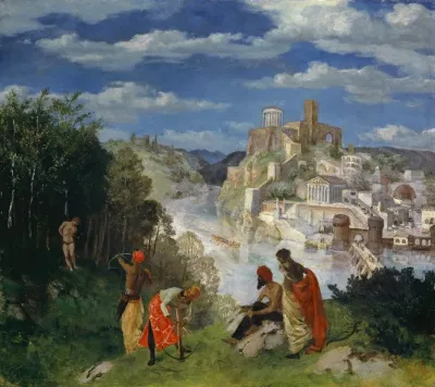 Landscape With The Martyrdom Of Saint Sebastian