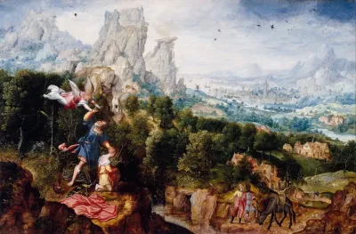 Landscape With The Offering Of Isaac
