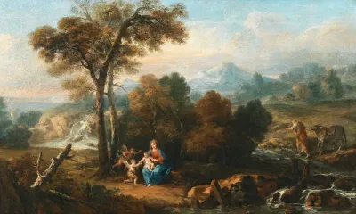 Landscape With The Rest On The Flight Into Egypt 2