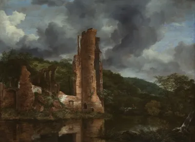 Landscape With The Ruins Of The Castle Of Egmond 2