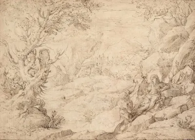 Landscape With The Temptation Of Christ