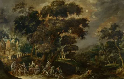 Landscape With The Temptation Of Saint Anthony The Great