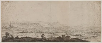Landscape With The Village Of Schenkenschanz Gelderland