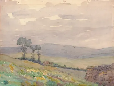 Landscape With Three Trees 2