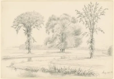 Landscape With Three Trees