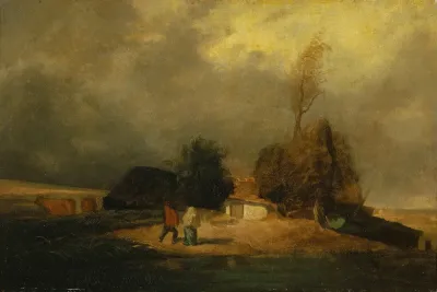 Landscape With Thunderstorm