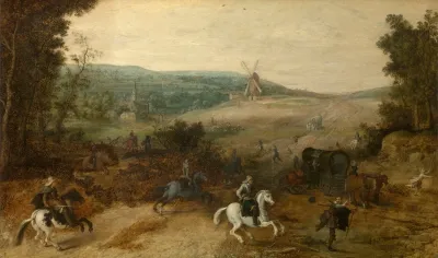 Landscape With Travellers Attacked By Robbers 2