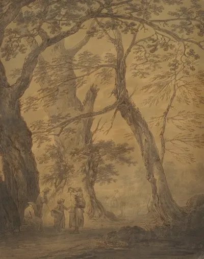 Landscape With Trees And Figures 3