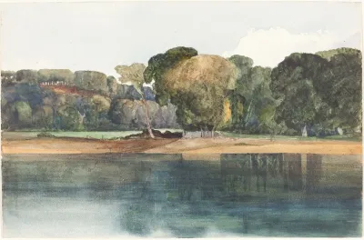 Landscape With Trees And Water