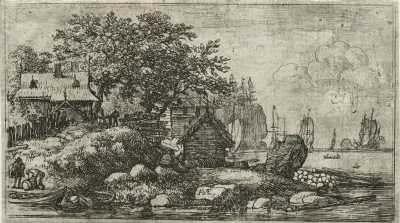 Landscape With Two Empty Boats