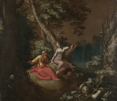 Landscape With Vertumnus And Pomona