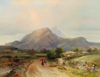 Landscape With Walkers