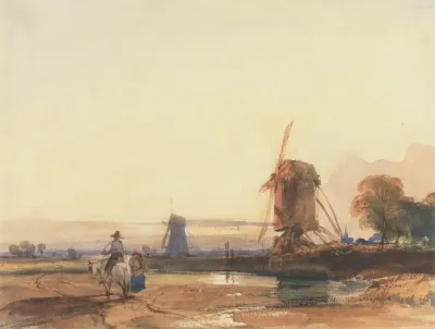 Landscape With Windmills 2
