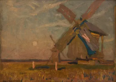Landscape With Windmills