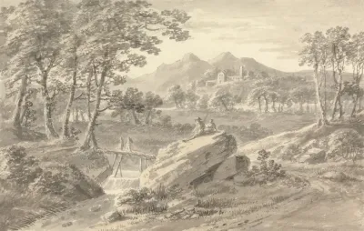 Landscape With Wooden Bridge