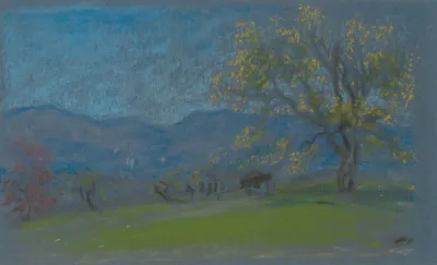 Landscape With Yellow Tree