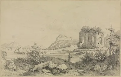 Landschaft Am Golf Von Pozzuoli