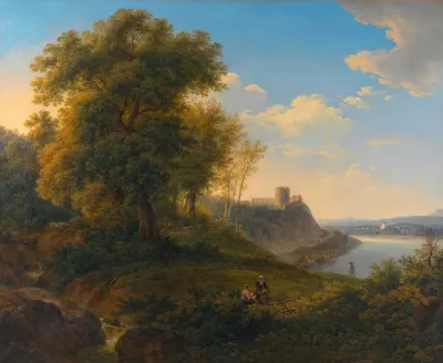 Landschaft An Der Donau