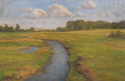 Landschaft Auf Kekenis Insel Alsen