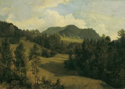 Landschaft Bei Miesenbach