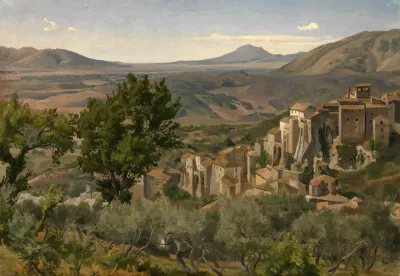 Landschaft Bei Olevano