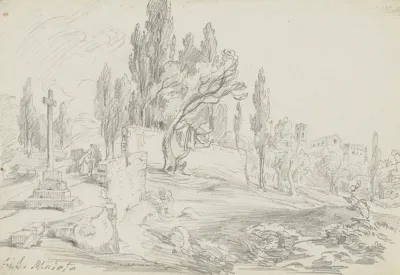Landschaft Hinten Rechts San Miniato Al Monte In Florenz