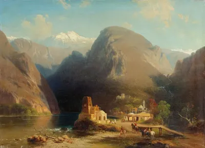 Landschaft Im Kaukasus 2