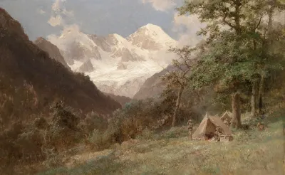 Landschaft Im Kaukasus