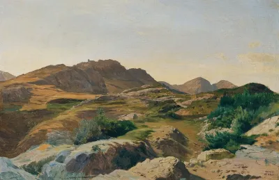 Landschaft Im Sabinergebirge