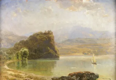 Landschaft Mit Burg 3