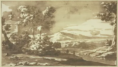 Landschaft Mit Dem Grabmal Des Publio Vibio Mariano Landlaufig Bekannt Als Die Tomba Di Nerone