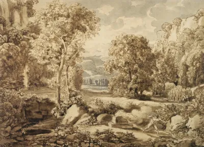 Landschaft Mit Den Opfern Von Kain Und Abel
