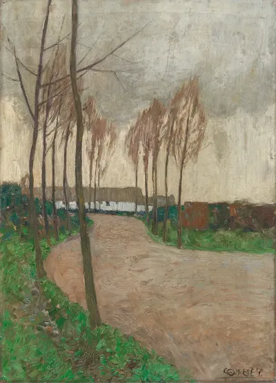 Landschaft Mit Gehoft
