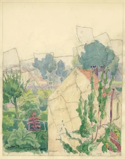 Landschap In Aquarel 7