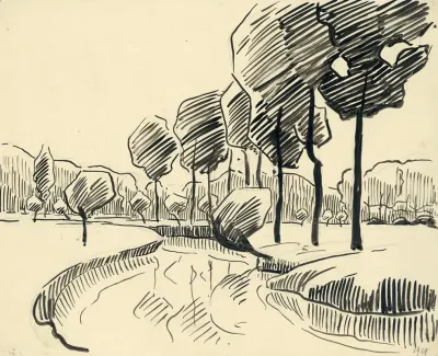 Landschap In Inkt 12
